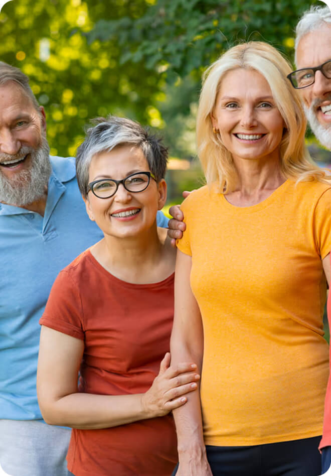 People connecting and socializing